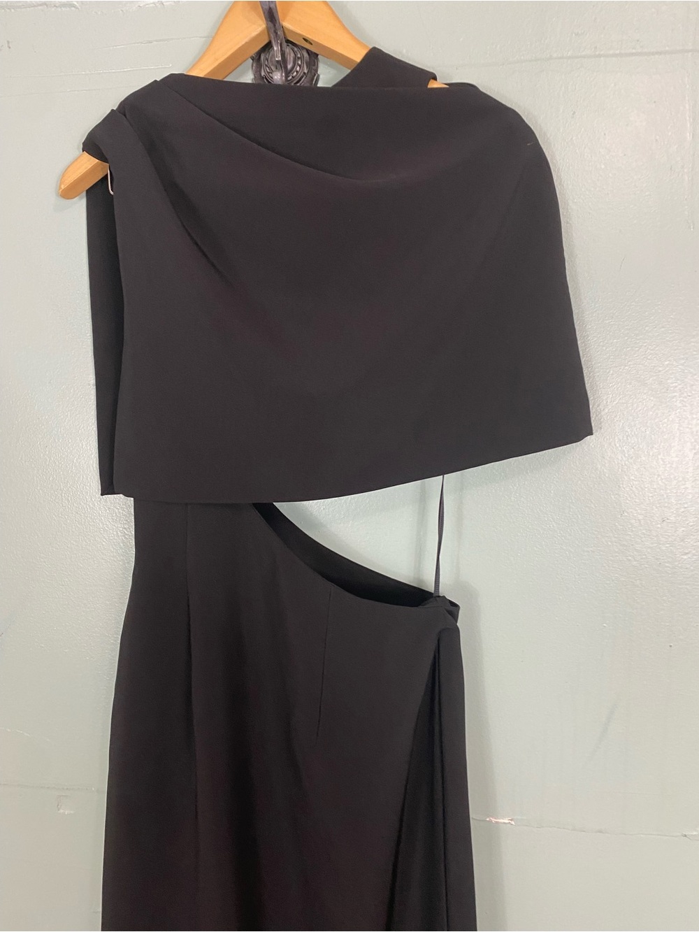 Et Ochs Helena Dress Maxi Cut Out Cape Size 6 - Picture 5 of 10